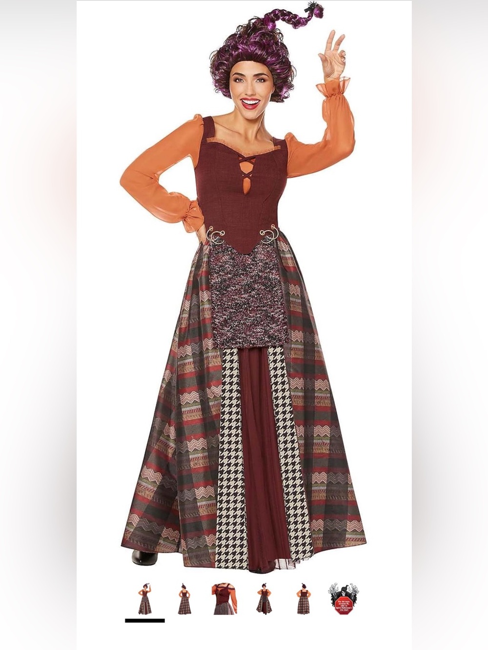 Hocus Pocus Mary Sanderson Halloween Costume